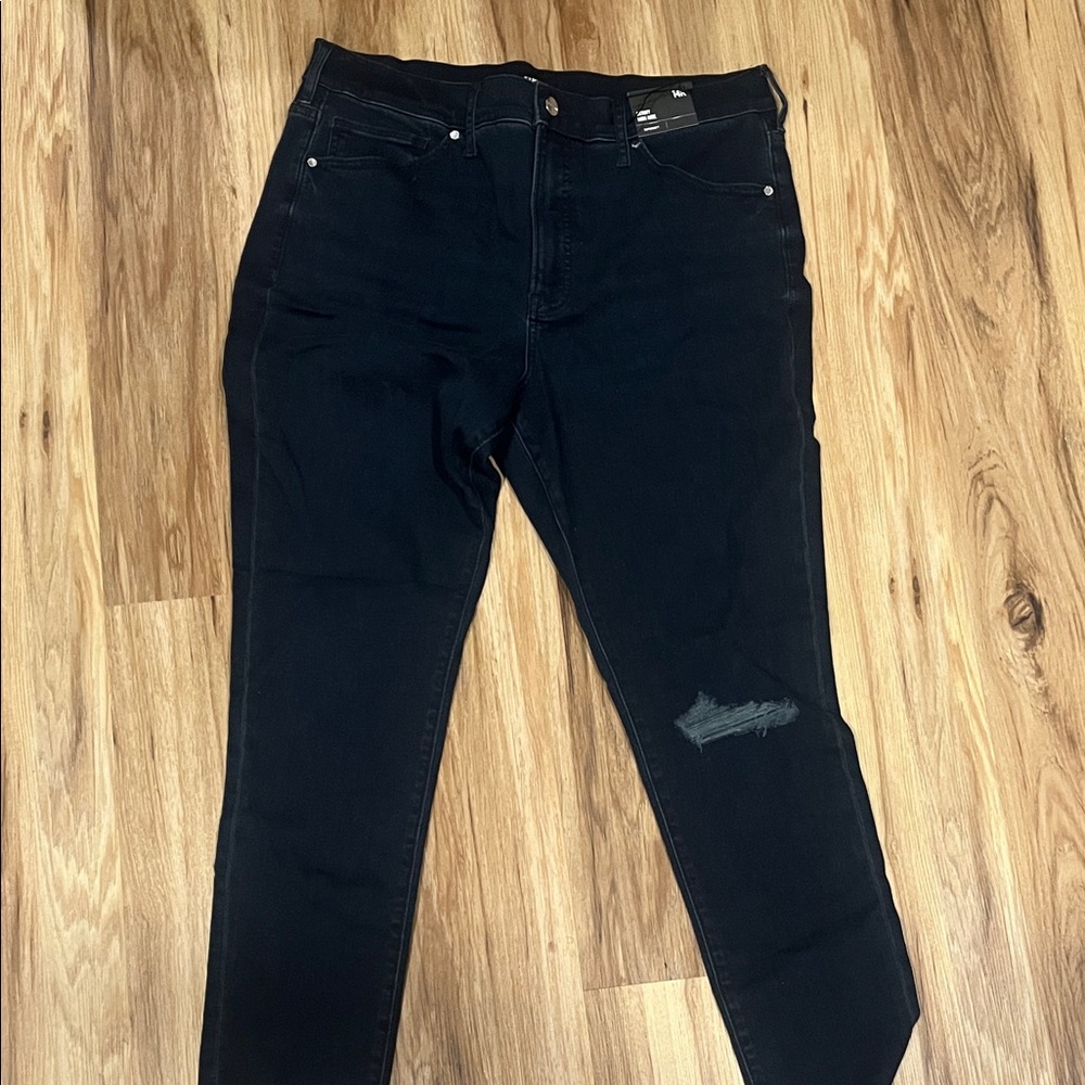 Express Midnight Black Skinny Jeans